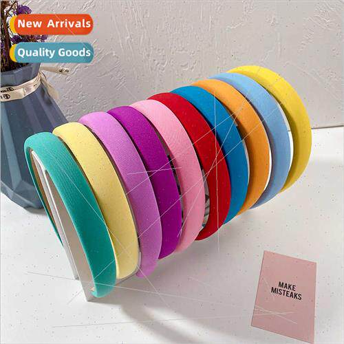 New hair bands fine paragraph candy color sponge wash face s