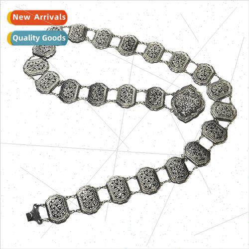 Europe Ladies Punk Metal Iron Piece Waist Chain Women Classi