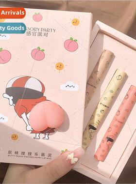 Sensory Party Decompression Fart Peach Kneading p Clay 3-Pie