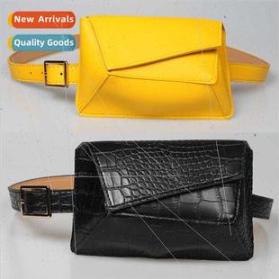 waist belt pack thin bel Green irregular Ms.