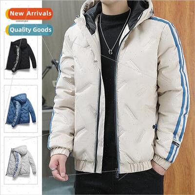 Winter down cotton jacket men casual loose warm cotton jacke