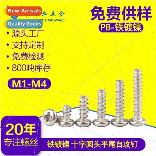 PB M1-M4 Cross recessed pan head flat tail tapping screws sm