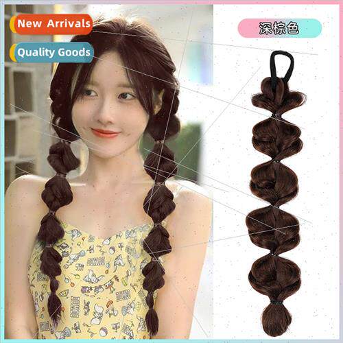 wig ponytail twist braid bubble braid ponytail wig long brai