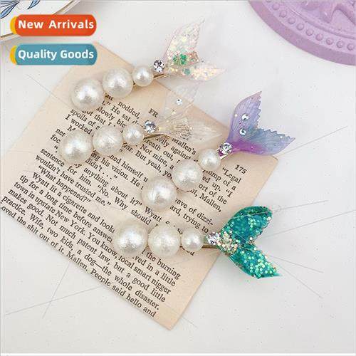 Korea temperament hair clips super fairy mermaid  hair clips
