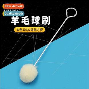 carving dye ball alcohol wool oil Leather dyeing