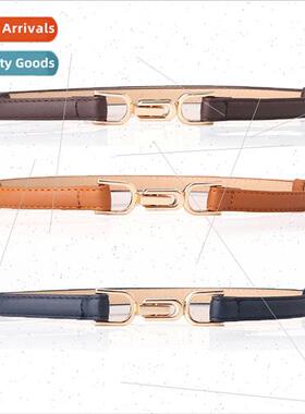 Women Pair Buckle Adjustable Belt Fashion Elegant Dress Su D