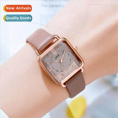 Retro high color value niche square senior sense large dial
