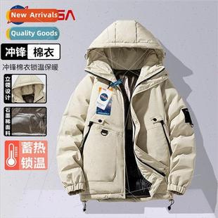 winter tide down jacket warm men hundred cotton thickened