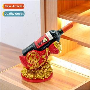 red wine entrance creative home bag ornament Chinese rack