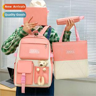 Large-capacity student tuition bag 2023 new Donniel literary