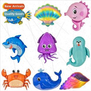Birthday Party Decoration New Shells Theme Balloon Con Ocean