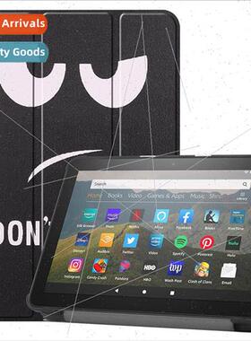 适用2020 Fire HD8 Plus Tablet Case Fire Colorful Tri-Fold 8