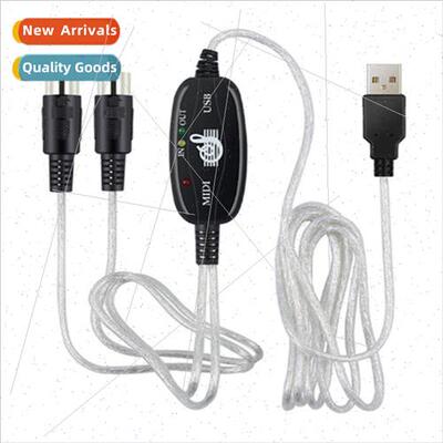 Lot of MIDI cables Music eding cable MIDI to USB cable Elect