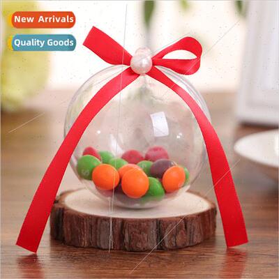 2015 new round ball wedding candy box transparent ball weddi