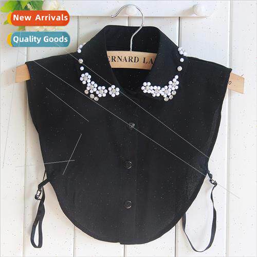 Sweater false collar Korean fashion wild fall winter  diamon
