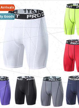 Sports tight shorts men basketball American fness trousers r