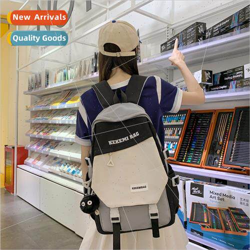 simple shoulder bag new junior schoolbag large capacy leisur