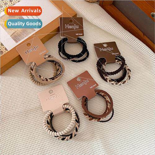 new high-end rubber band female hair tie hair rope simple hi