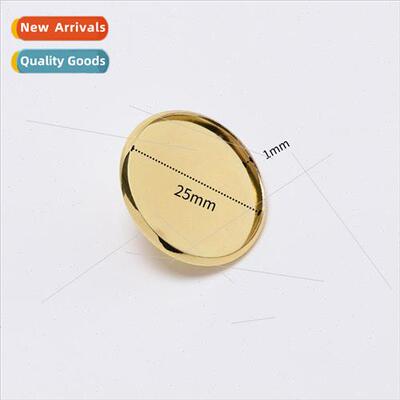DIY Jewelry Bottom Bracket Gold Bottom Bracket Brooch Bottom