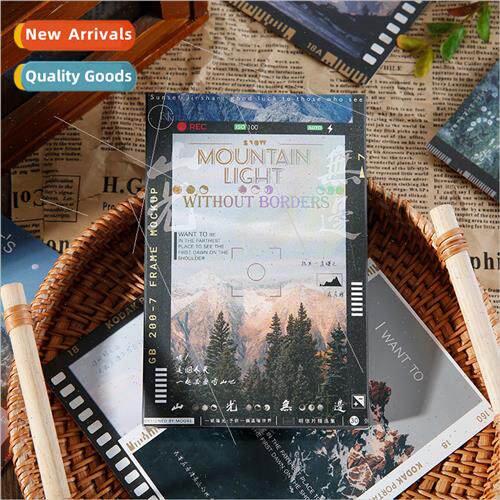 Mountain ght Infiny card terary inscape Birthday  Blessing M