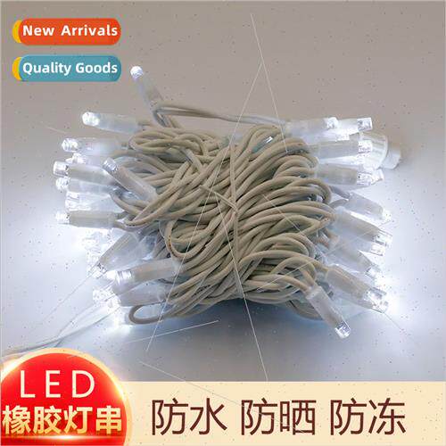 led rubber light string 10 meters 100led project lighting fu