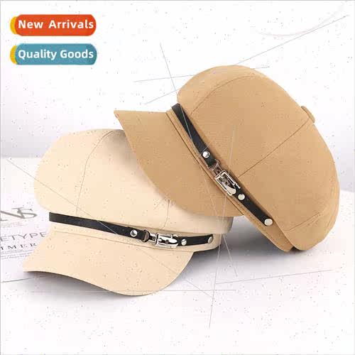 Korean fashion wild octagonal cap female Japan new casual du