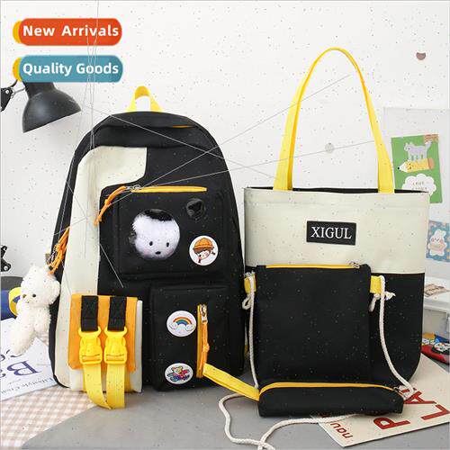 2022 New Fashion Casual Multi Set Schoolbag Girls Antique Se