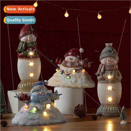 Christmas party decorations cute Christmas snowman doll desk