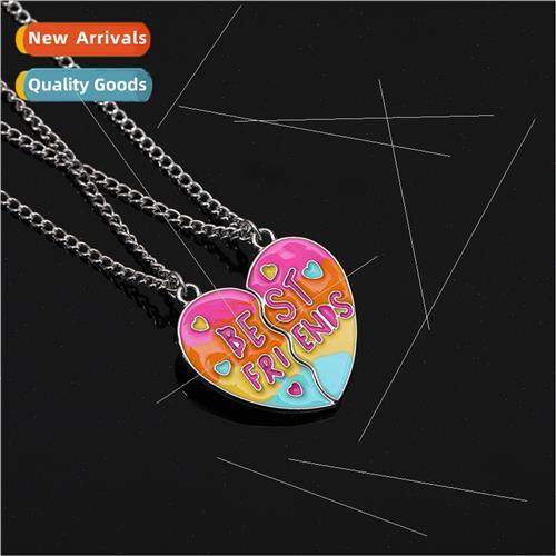 Best friend series alloy oil drop necklace best friend colou
