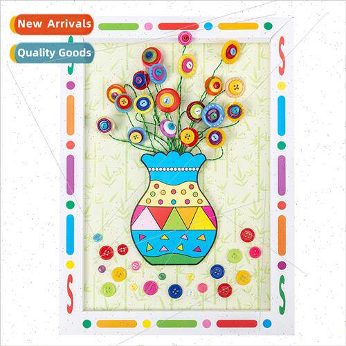 Button bouquet handmade diy making materials package mother