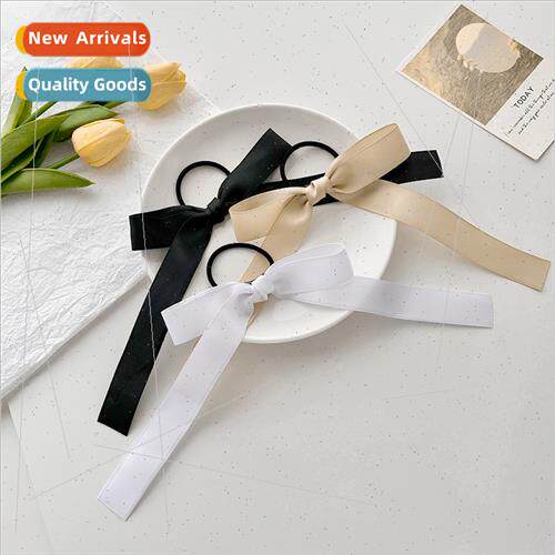 Bow ribbon hair rope sweet girl simple versatile ribbon head