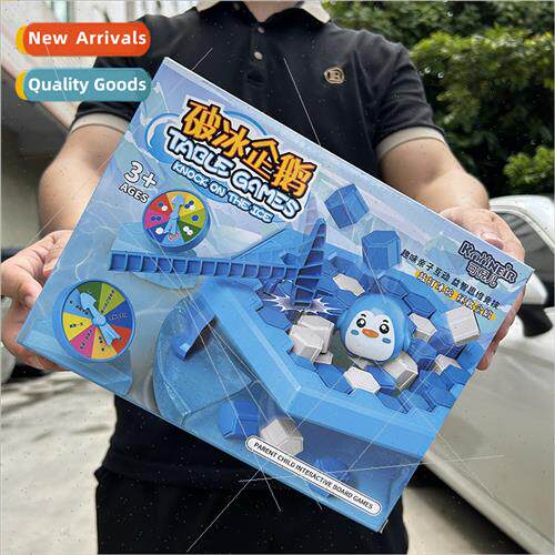 Children play house tabletop game toys rescue penguin icebre