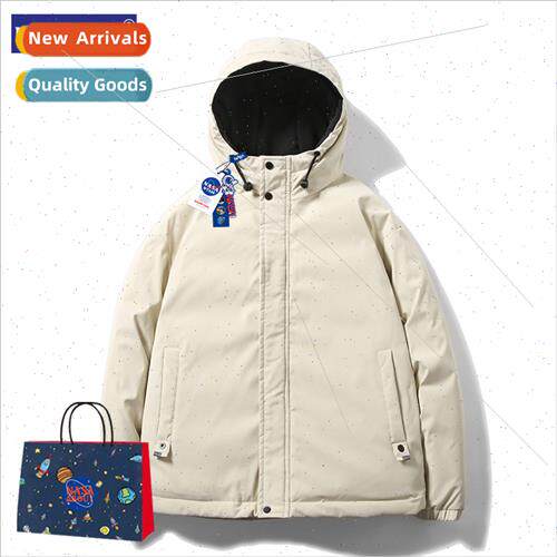 winter new teenage jacket hooded warm cotton jacket men tide