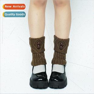 boot covers short Autumn wool women sockliner knting winter