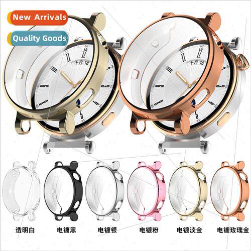 适用Huawei watch watch GT4 protective case 41/46mm plating t