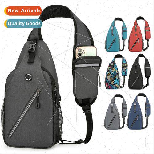 Men chest bag simple multifunctional backpack sports casual