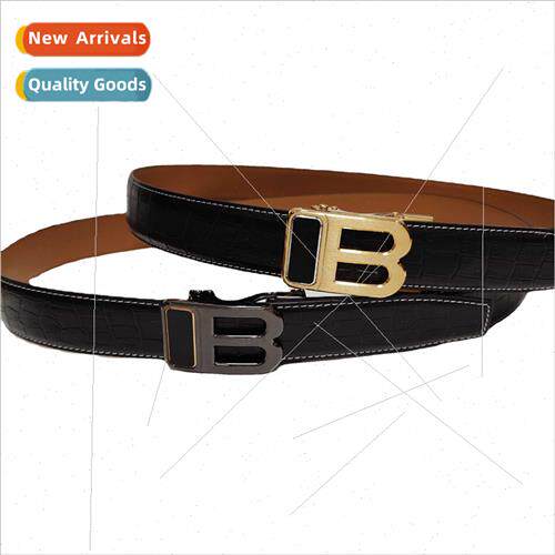 Men belt leather automatic cowhide casual pants belt belt me