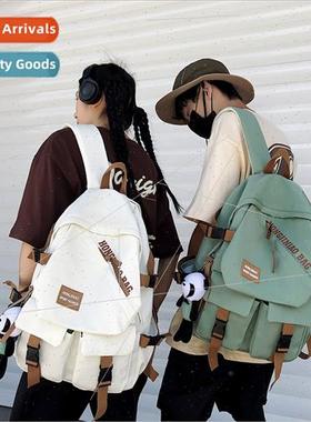 Male large-capacy travel shoulder bag schoolbag female junio