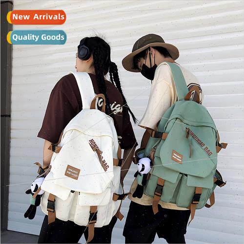 Male large-capacy travel shoulder bag schoolbag female junio