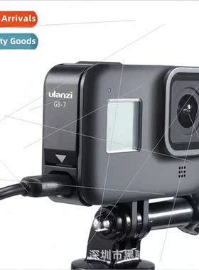 适用GoPro8 sports camera battery cover gopro8 special metal