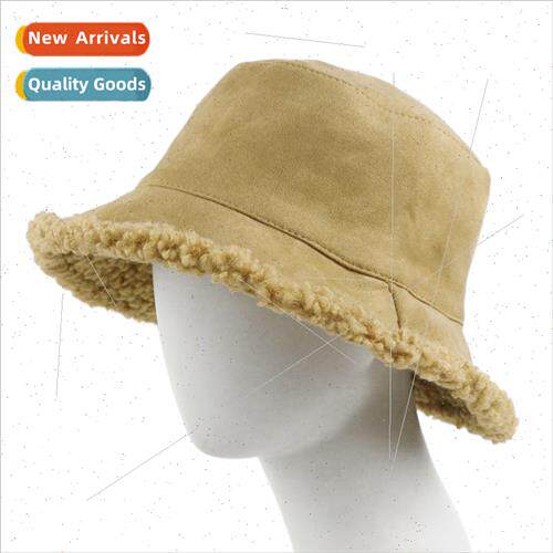 solid color light plate fisherman hat female padded ear prot