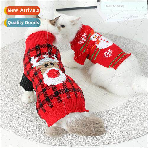 New Pet Cat Clothes Halloween Dog Costumes Autumn Winter Knt