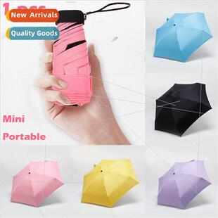 Ultra-light five-fold sunny umbrella folding parasol cartoon
