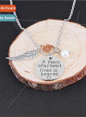 Europe America Apcs my heart in heaven necklace accessories