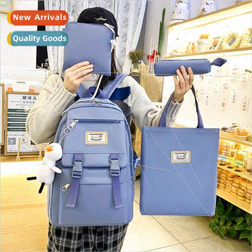 Large-capacy schoolbag backpack cute teenage girls five or s