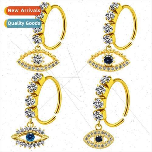 Europe Cherry Star Moon Wings Love Devil Eye Pendant Nose Ri