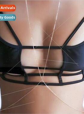 Europe Fashion mple Sexy Ladies Body Jewelry Double Cross Wa