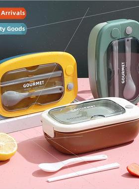 pp plastic compartment lunch box microwave heating compartme