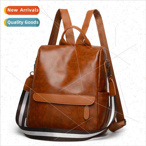 Soft Leather Shoulder Bag Women Fashion Retro PU Leather Out