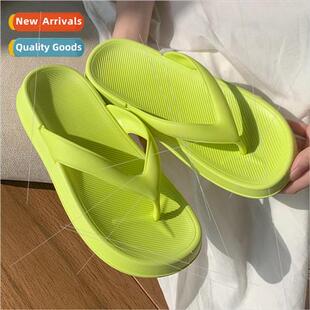 Leisure simple solid color fashion outside wear flip-flops f